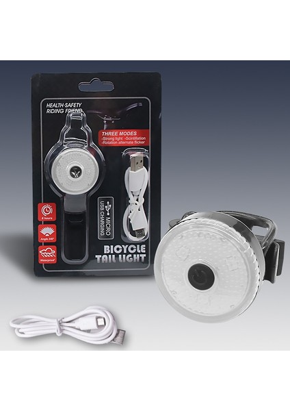 Bisiklet LED Uyarı Işıkları Bisiklet Kuyruk Lambaları Yol Bisikleti Gece Sürüş Kuyruk Lambaları (Yurt Dışından)