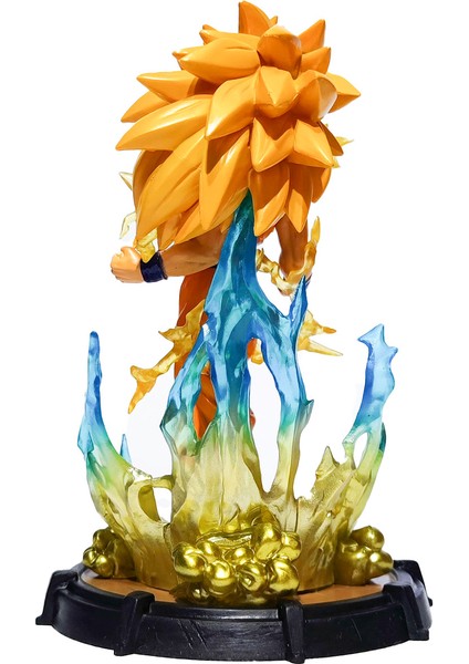 Yedi Dragon Ball Saiyan Goku Akını Oyun El-Do Modeli Süsler Heykel Hediye Işık Yayan Olabilir (Yurt Dışından) fiyatları