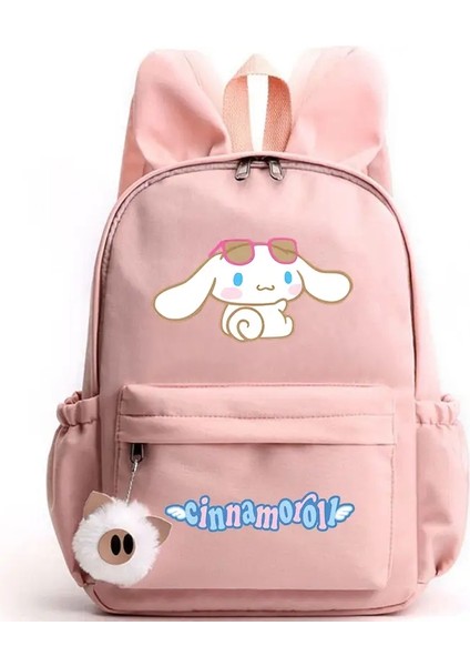 Cinnamoroll Okul Çantaları Kız Boy Öğrenci Için Sırt Çantası Kadınlar Günlük Seyahat Tavşan Kulakları Mochilacolor: 007 (Yurt Dışından)