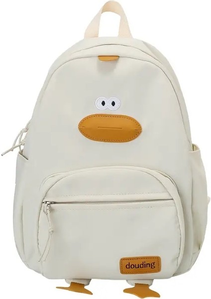 Yeni Çizgi Film Ördek Sırt Çantası Tasarımcısı Sevimli Seyahat Çantası Kız Öğrenci Çok Yönlü Baskı Kızlar Okul Çantası (Yurt Dışından)