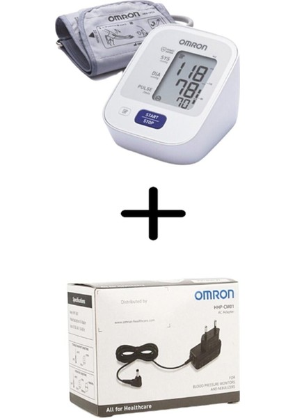 M2 HEM-7121-E Üst Koldan Ölçer Dijital Tansiyon Aleti + Adaptör