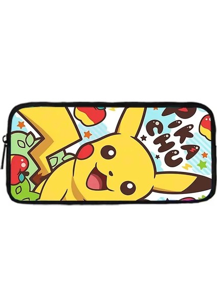 Karikatür P-Pokemons Pikachus Okul Çantası Erkek Kızlar Için Omuz Çantaları Kalem Kutusu Karikatür Çocuk Rengi Için Sırt Çantası: XHOO1-BD-059-A3 (Yurt Dışından)