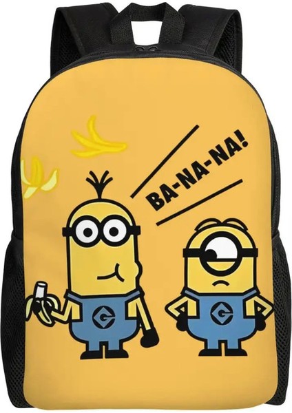 Özel M-Miniones Dizüstü Bilgisayar Sırt Çantası Kadın Erkekler Kolej Okulu Öğrencisi Için Günlük Kitap Çantası Komik Desen Çantası Renk: 2/boyut: Sırt Çantası (Yurt Dışından)