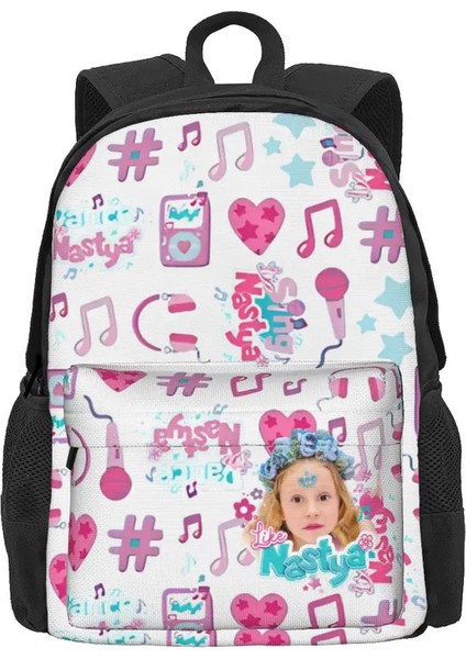 Kawaii Erkekler Için Nastya Sırt Çantası Gibi Kadınlar Genç Lise Yürüyüşü Seyahat Gündüzü Sevimli Catoon Dizüstü Bilgisayar Tuval Çantaları Hediye Color: 10/beden: Tek Beden (Yurt Dışından)