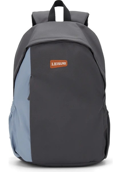 Erkekler Dizüstü Bilgisayar Sırt Çantası Genç Kızlar, Katı Kolej Okulu Sırt Çantası Hafif Kitap Çantası, Erkekler Için Dalı Sırt Çantası Kadınlar Renk: Gri Mavi (Yurt Dışından)