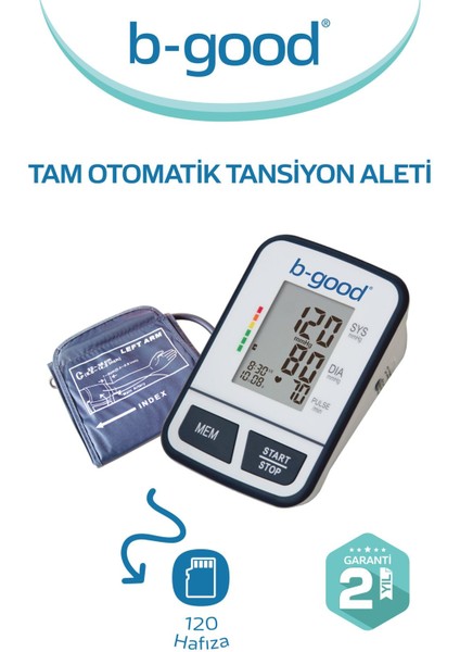 Tam Otomatik Koldan Dijital Tansiyon Aleti