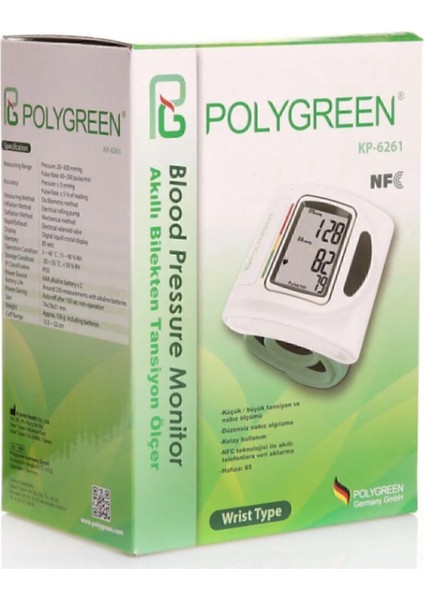 Kp 6261 Akıllı Bilekten Tansiyon Ölçer
