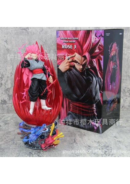 Seven Dragon Ball Goku Chiron Goku Peachy Black Goku El Kuklası Modeli Heykel Süsleri Hediye (Yurt Dışından)
