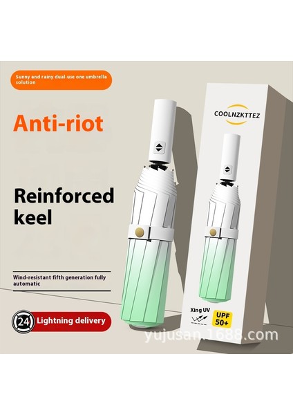Şemsiye Büyük Katlanır Şemsiye Güneşlik Erkek ve Kadın Güneş Kremi Ultraviyole Işın (Yurt Dışından)