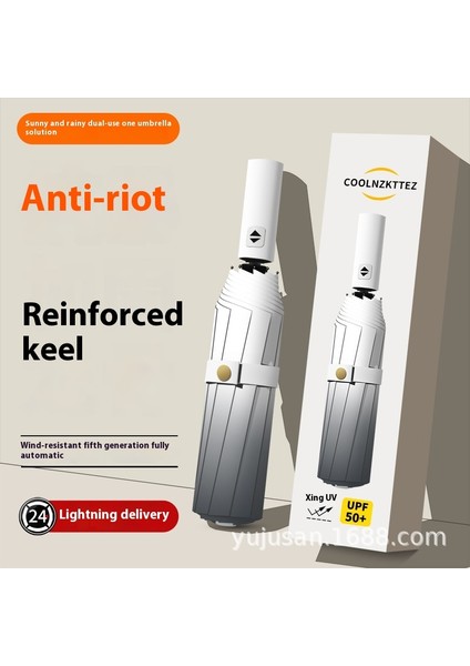 Şemsiye Büyük Katlanır Şemsiye Güneşlik Erkek ve Kadın Güneş Kremi Ultraviyole Işın (Yurt Dışından)