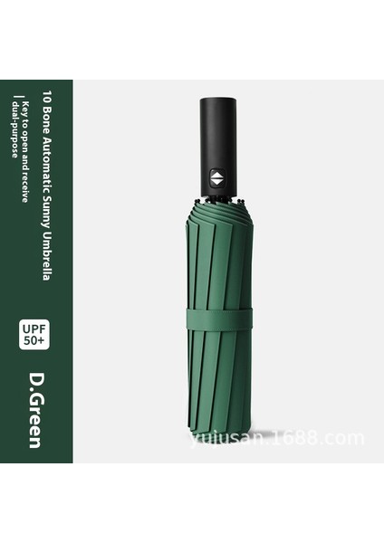 Şemsiye Büyük Katlanır Şemsiye Güneşlik Erkek ve Kadın Güneş Kremi Ultraviyole Işın (Yurt Dışından)