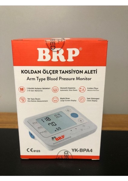 Dijital Koldan Ölçer Dijital Tansiyon Aleti Yk-Bpa4 Kol Pilli