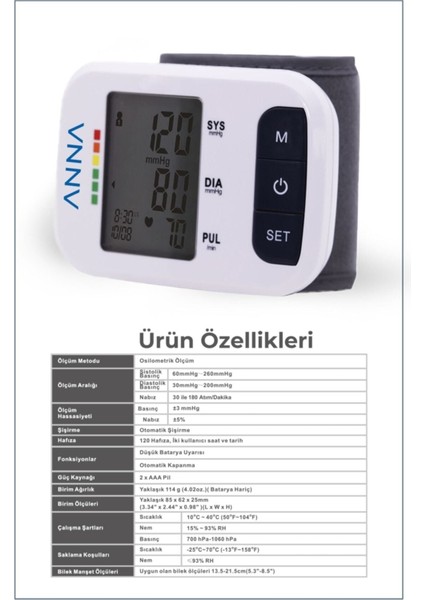 B1 Comfort Dijital Bilekten Ölçer Tansiyon Aleti Türkçe Konuşan fiyatları