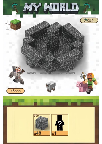 Ovozı Benim Dünyam Manyetik Küp Yapı Taşları Yapboz Oyuncaklar (Yurt Dışından)