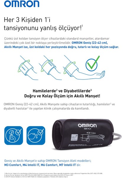 M7 Intelli It HEM-7361T1-EBK Koldan Ölçer Tansiyon Aleti indirimleri