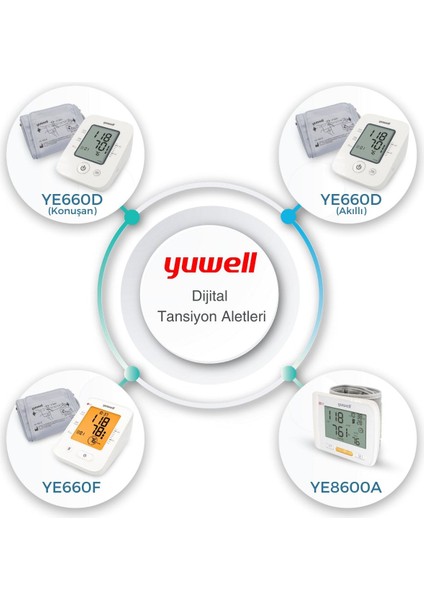 Akıllı Tansiyon Aleti Koldan Ölçer YE660D