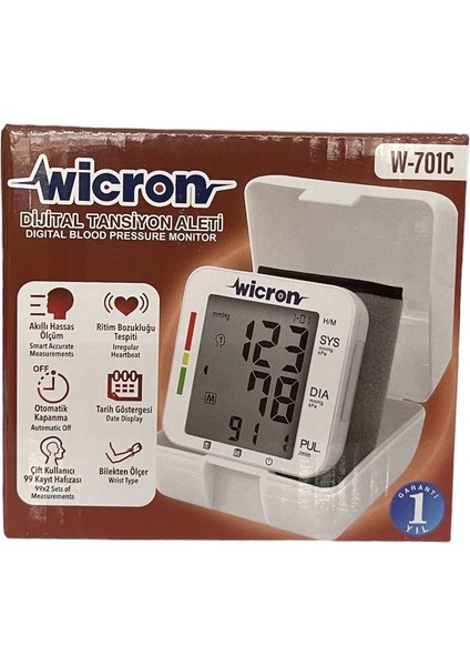 Wicron W-701C Dijital Tansiyon Aleti