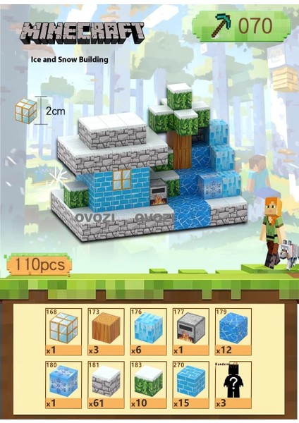 Ovozı Benim Dünyam Manyetik Küp Yapı Taşları Yapboz Oyuncaklar (Yurt Dışından)