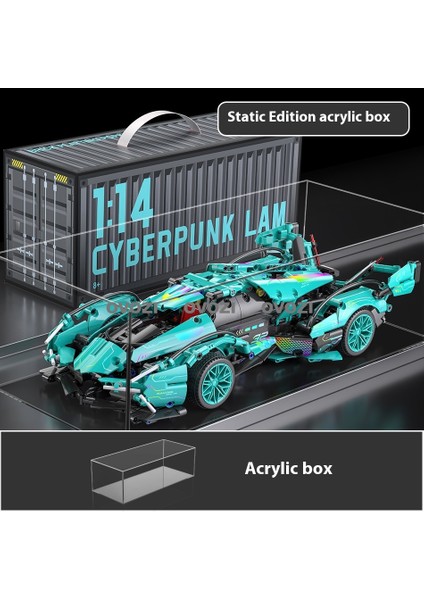 Ovozı Spor Araba Yarış Arabası Yapı Taşları Eğitici Oyuncaklar (Yurt Dışından)