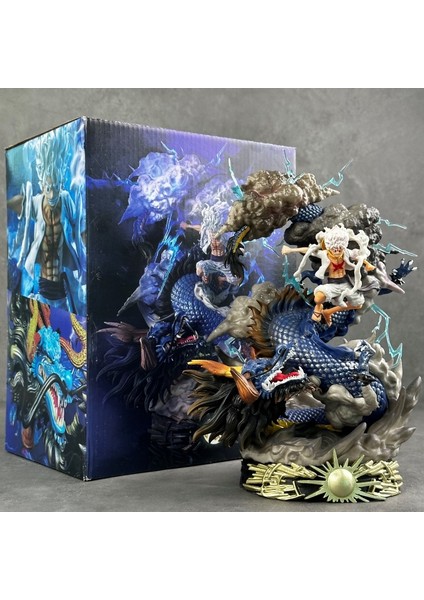 King Of Thieves Nica Luffy Vs Kaido El Yapımı Model Süs Heykeli Hediyesi (Yurt Dışından)