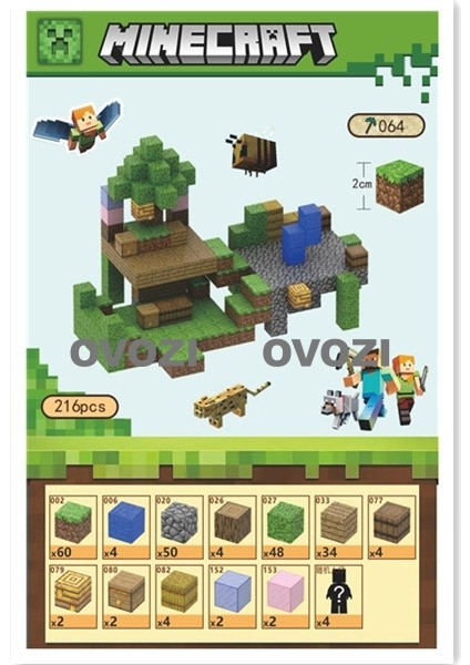 Ovozı Benim Dünyam Manyetik Küp Yapı Taşları Yapboz Oyuncaklar (Yurt Dışından)