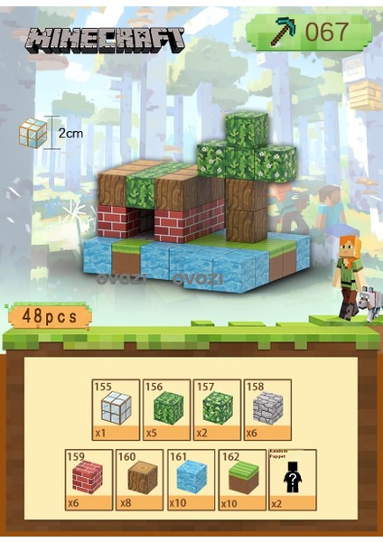 Ovozı Benim Dünyam Manyetik Küp Yapı Taşları Yapboz Oyuncaklar (Yurt Dışından)