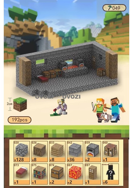 Ovozı Benim Dünyam Manyetik Küp Yapı Taşları Yapboz Oyuncaklar (Yurt Dışından)