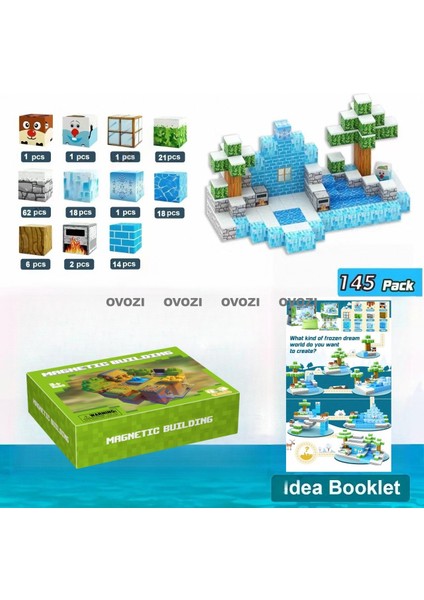 Ovozı Benim Dünyam Manyetik Küp Yapı Taşları Yapboz Oyuncaklar (Yurt Dışından)