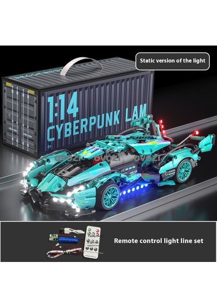 Ovozı Spor Araba Yarış Arabası Yapı Taşları Eğitici Oyuncaklar (Yurt Dışından)