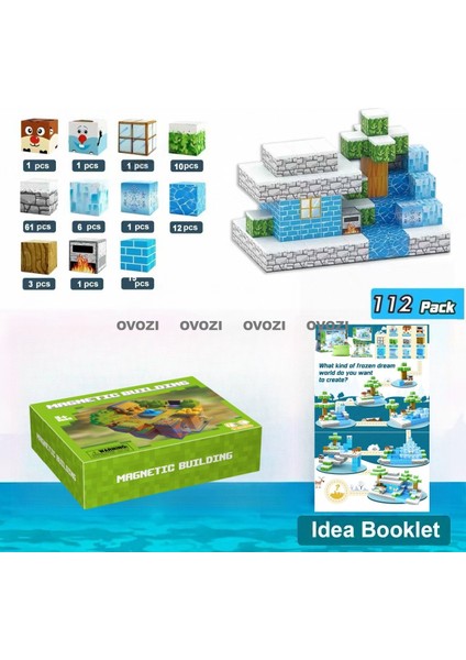 Ovozı Benim Dünyam Manyetik Küp Yapı Taşları Yapboz Oyuncaklar (Yurt Dışından)