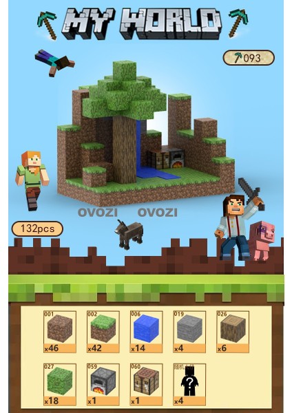 Ovozı Benim Dünyam Manyetik Küp Yapı Taşları Yapboz Oyuncaklar (Yurt Dışından)