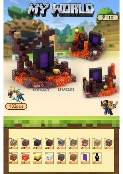 Ovozı Benim Dünyam Manyetik Küp Yapı Taşları Yapboz Oyuncaklar (Yurt Dışından)