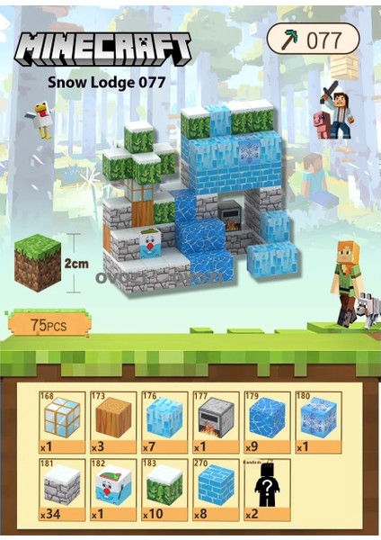 Ovozı Benim Dünyam Manyetik Küp Yapı Taşları Yapboz Oyuncaklar (Yurt Dışından)