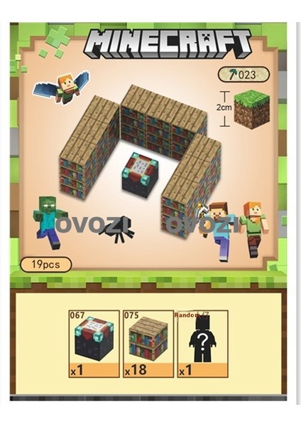 Ovozı Benim Dünyam Manyetik Blok Küp Yapboz Oyuncaklar (Yurt Dışından)