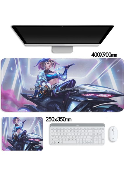 Ovozı Rgb 80×40CM Ekstra Büyük Fare ve Klavye Pedi (Yurt Dışından)