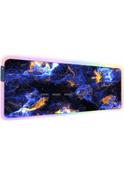 Ovozı Rgb 90×40CM Ekstra Büyük Fare ve Klavye Pedi (Yurt Dışından)