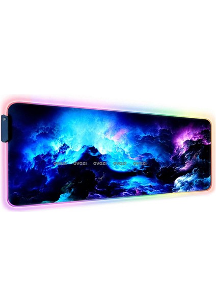 Ovozı Rgb 90×40CM Ekstra Büyük Fare ve Klavye Pedi (Yurt Dışından)
