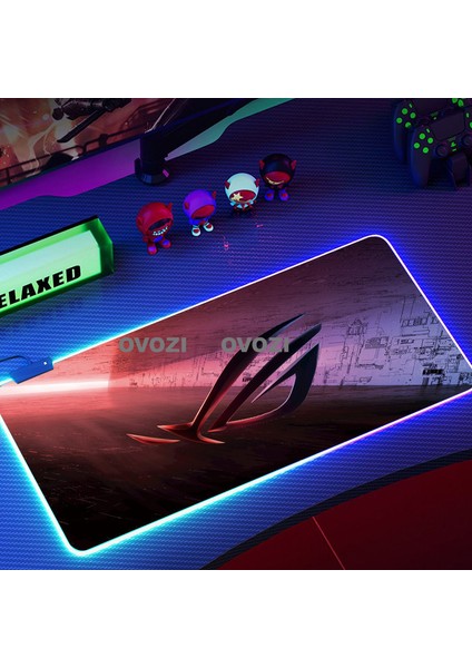 Ovozı Rgb 90×40CM Ekstra Büyük Fare ve Klavye Pedi (Yurt Dışından)