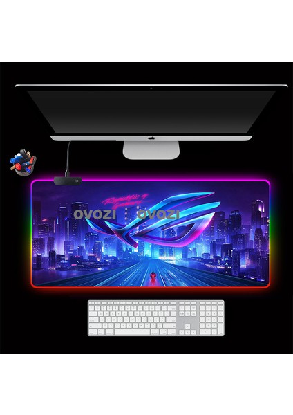 Ovozı Rgb 90×40CM Ekstra Büyük Fare ve Klavye Pedi (Yurt Dışından)