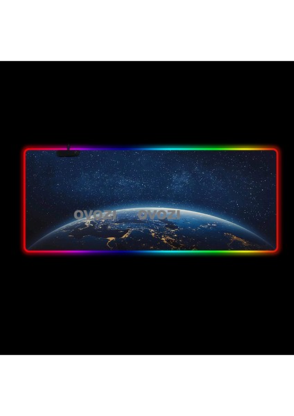 Ovozı Rgb 90×40CM Ekstra Büyük Fare ve Klavye Pedi (Yurt Dışından)