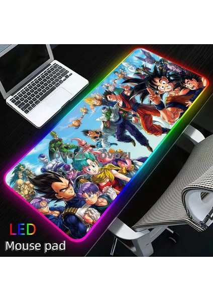 Ovozı Rgb 90×40CM Ekstra Büyük Fare ve Klavye Pedi (Yurt Dışından)