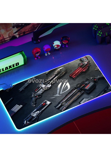 Ovozı Rgb 90×40CM Ekstra Büyük Fare ve Klavye Pedi (Yurt Dışından)