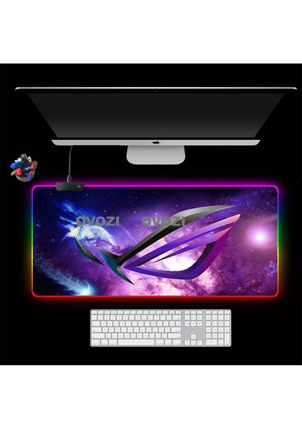 Ovozı Rgb 90×40CM Ekstra Büyük Fare ve Klavye Pedi (Yurt Dışından)