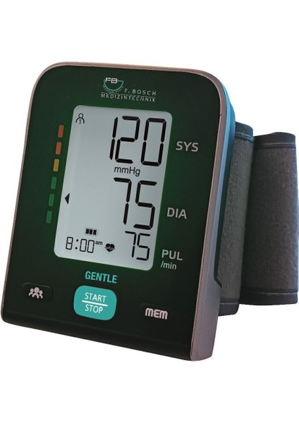 Bilek Gentle Bilekten Tansiyon Aleti Pilli Dijital