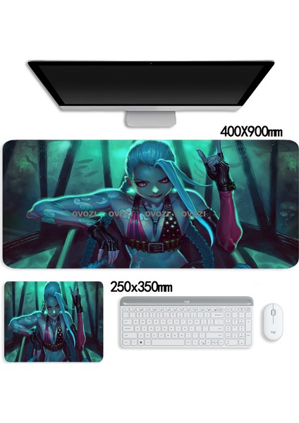 Ovozı Rgb 80×40CM Ekstra Büyük Fare ve Klavye Pedi (Yurt Dışından)