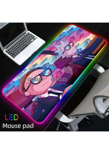 Ovozı Rgb 90×40CM Ekstra Büyük Fare ve Klavye Pedi (Yurt Dışından)