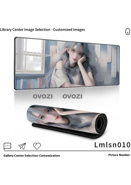 Ovozı 80×30CM Ekstra Büyük Fare ve Klavye Pedi (Yurt Dışından)