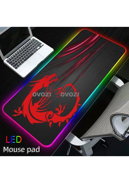 Ovozı Rgb 60×30CM Ekstra Büyük Fare ve Klavye Pedi (Yurt Dışından)