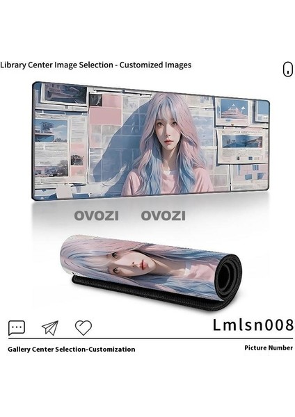 Ovozı 80×30CM Ekstra Büyük Fare ve Klavye Pedi (Yurt Dışından)