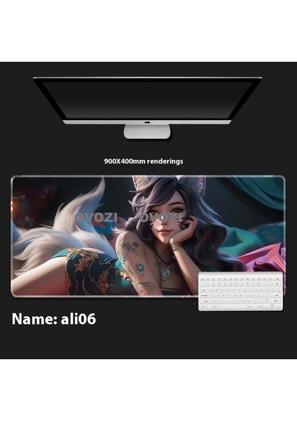 Ovozı 80×30CM Ekstra Büyük Fare ve Klavye Pedi (Yurt Dışından)